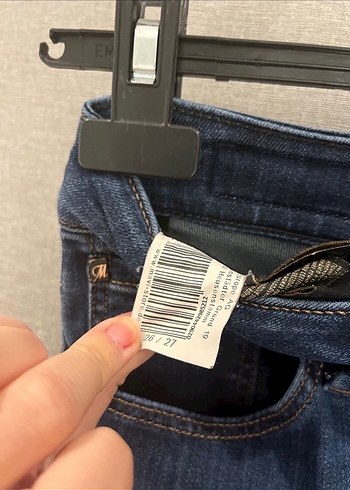 Kadın Lacivert Midi Boy Denim Pantolon - Görsel 3