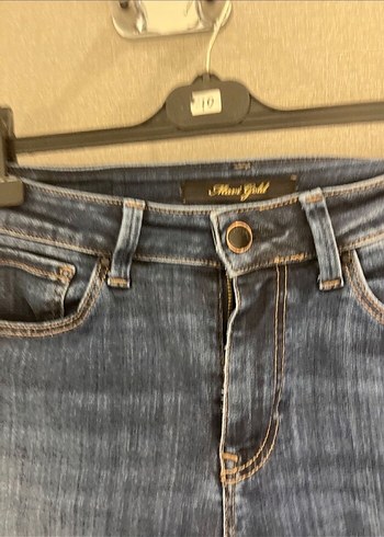 Kadın Lacivert Midi Boy Denim Pantolon - Görsel 2