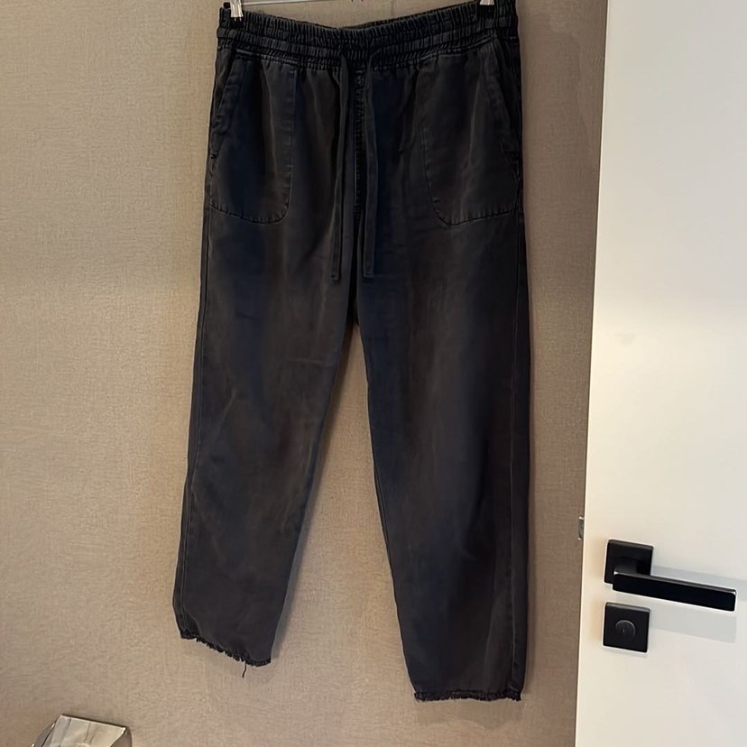 Kadın Gri Bol Kesim Pantolon - Görsel 2