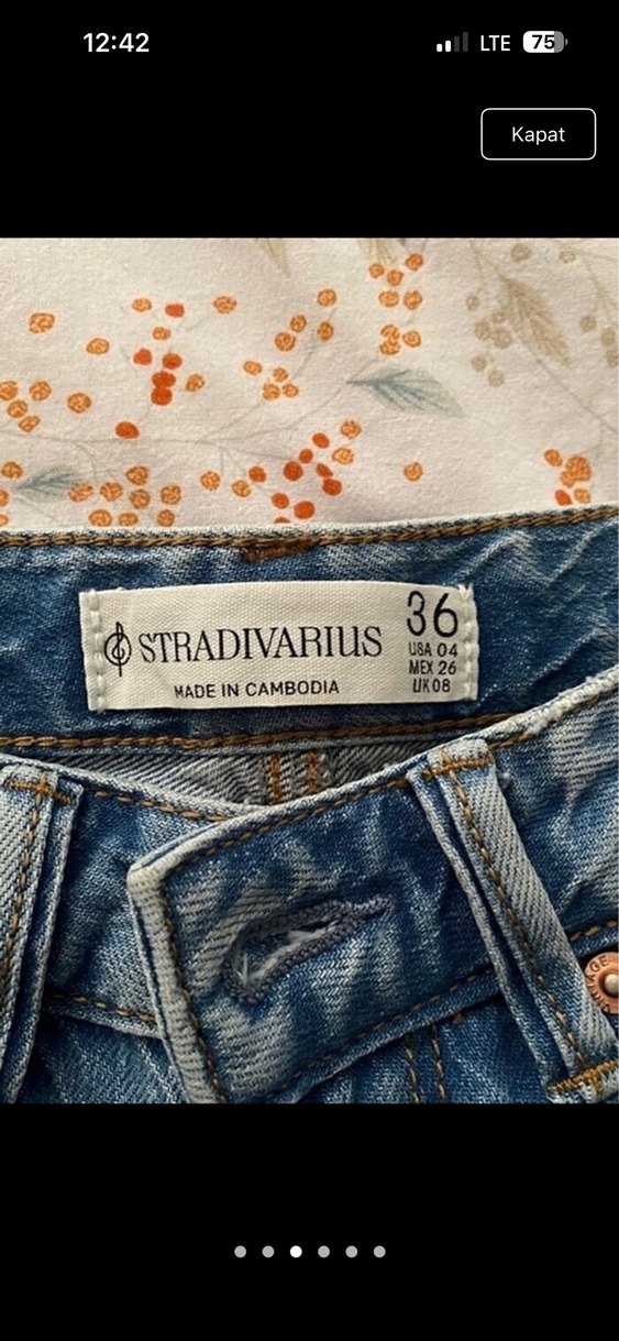 Stradivarius D98 Jean - Görsel 4