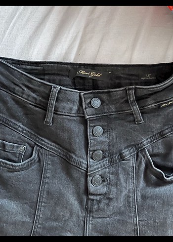 MAVİ GOLD Siyah Dar Kesim Kadın Kot Pantolon - Görsel 4