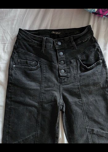 MAVİ GOLD Siyah Dar Kesim Kadın Kot Pantolon - Görsel 2