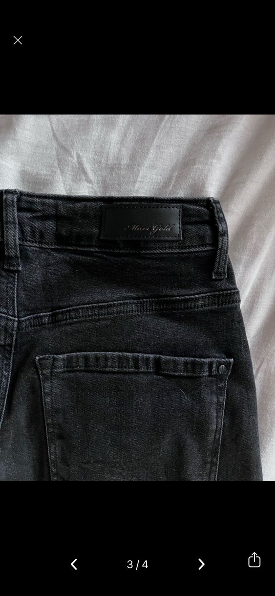 MAVİ GOLD Siyah Dar Kesim Kadın Kot Pantolon - Görsel 3