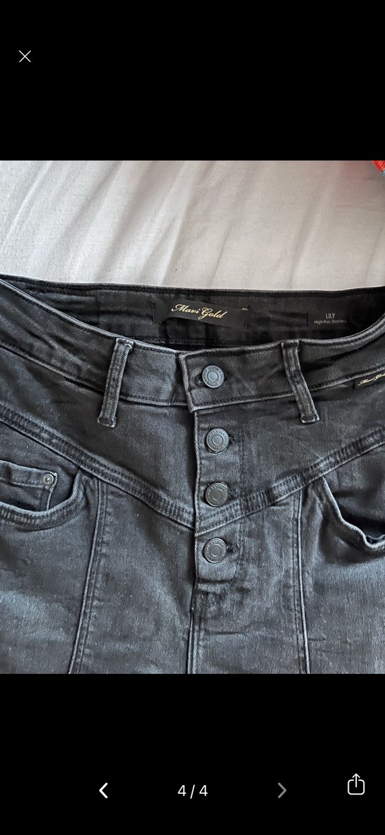 MAVİ GOLD Siyah Dar Kesim Kadın Kot Pantolon - Görsel 4