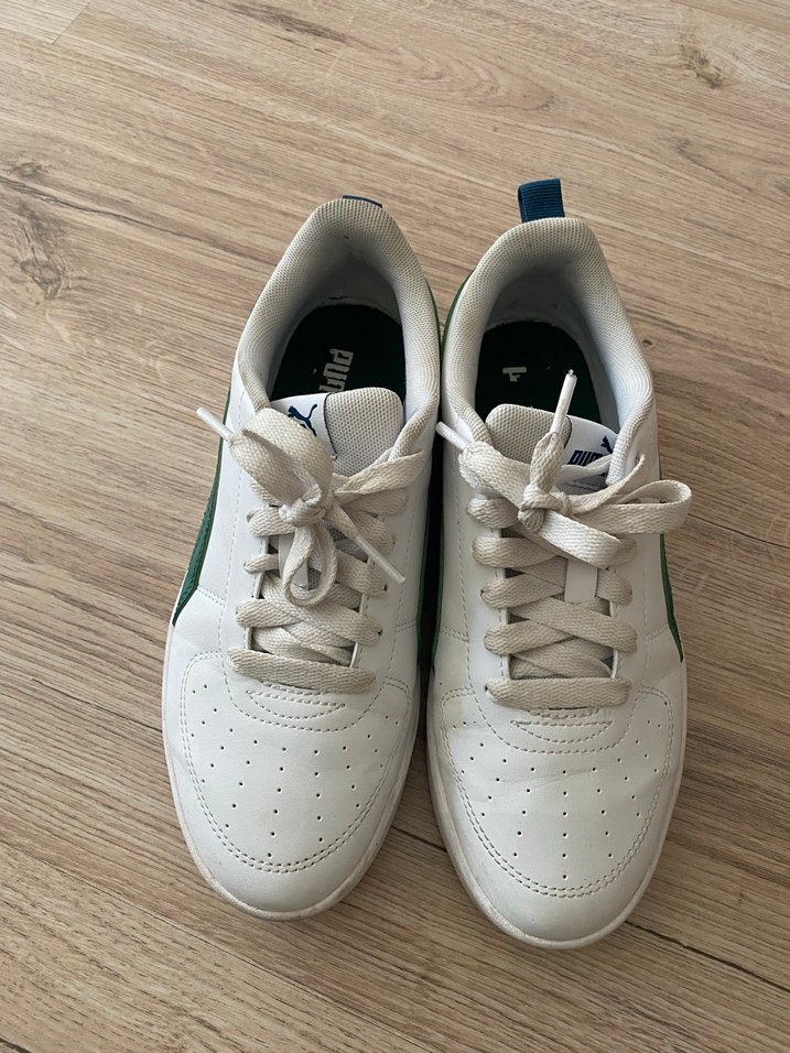 Puma Beyaz-Yeşil Kadın Spor Ayakkabı - Görsel 5