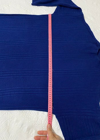 Kadın Lacivert Uzun Triko Elbise - Görsel 3