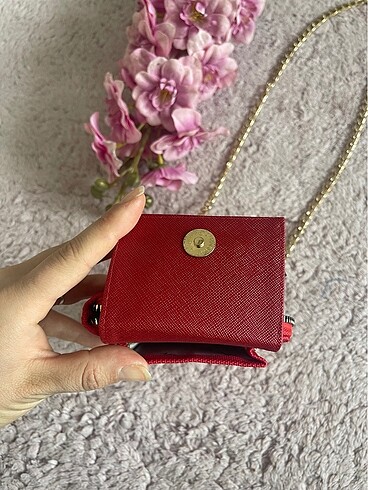  Beden kırmızı Renk Armine cüzdan çanta