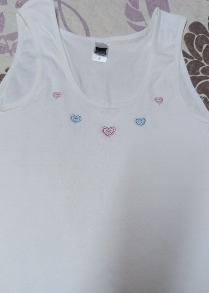 Yeni kız çocuk atleti 5 yaş 2 adet fiyatı - Görsel 3