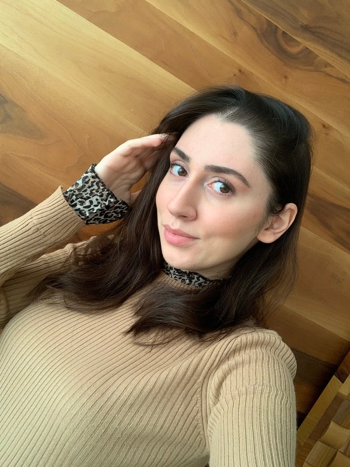 Bej Balıkçı Yaka Kadın Triko Kazak - Görsel 2