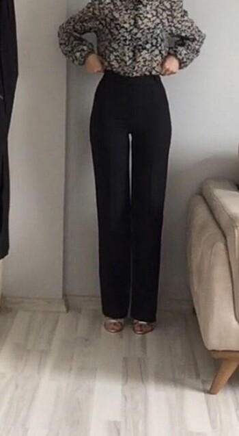 Trendyolmilla siyah kumaş pantalon