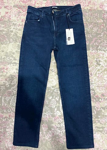 Mavi Bol Kesim Denim Pantolon - Görsel 2