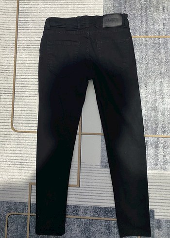 Siyah Erkek Denim Regular Fit Pantolon - Görsel 2