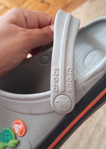 35 Beden gri Renk Gri Erkek Çocuk crocs Terlik