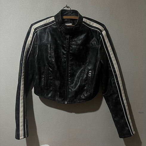 Bershka Motorcu Ceketi Deri Ceket
