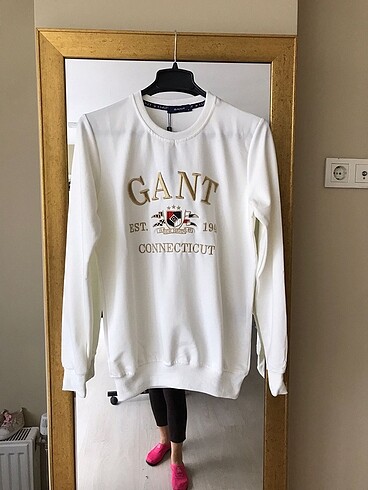 xl Beden beyaz Renk Gant marka sweatshirt