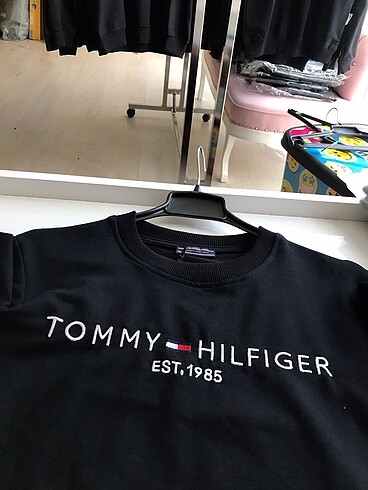 xl Beden lacivert Renk Tommy Hilfeger marka sweatshirt