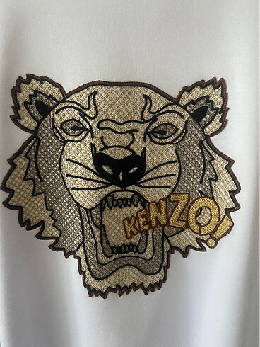 xxl Beden beyaz Renk Kenzo marka sweatshirt