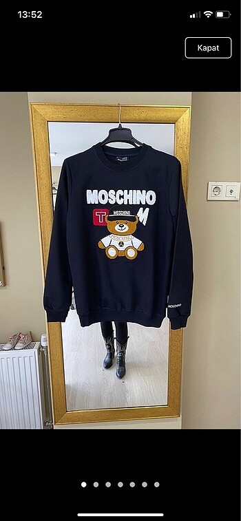 Love Moschino Lowe Moschino marka sweatshirt