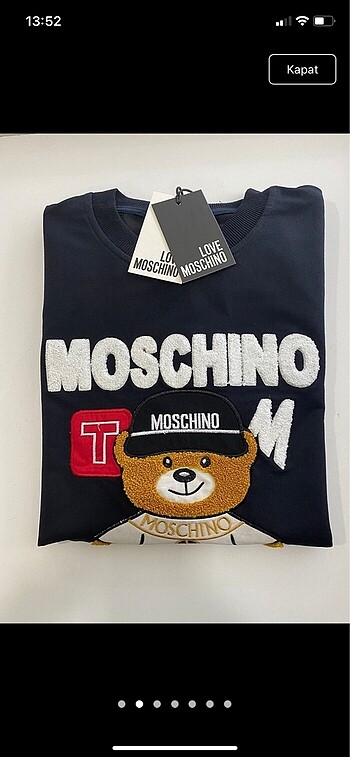 Moschino marka sweatshirt