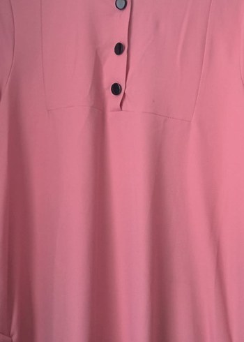42 Beden Düğmeli Pembe takım