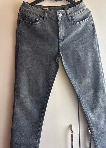 Tommy Hilfiger Koyu Gri Slim Fit Denim Jean