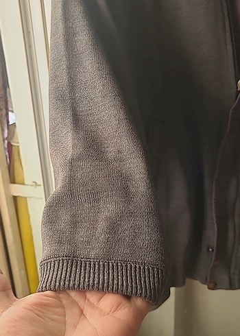 Gri Astarlı Erkek Hırka - Görsel 3