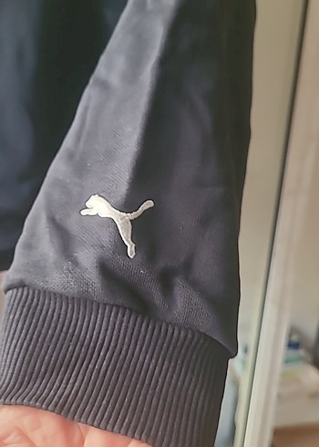 Puma Kapüşonlu Lacivert Sweatshirt - Görsel 3