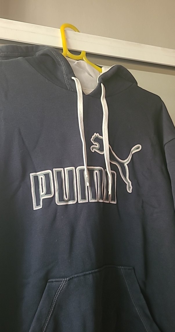 Puma Kapüşonlu Lacivert Sweatshirt - Görsel 2