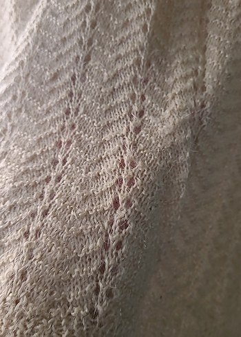 Bej Örgü Kadın Kazak, Bohem Stil - Görsel 4