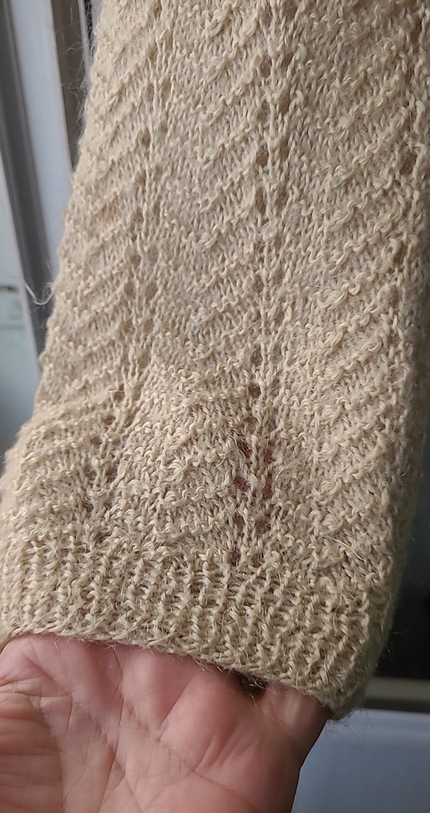 Bej Örgü Kadın Kazak, Bohem Stil - Görsel 5