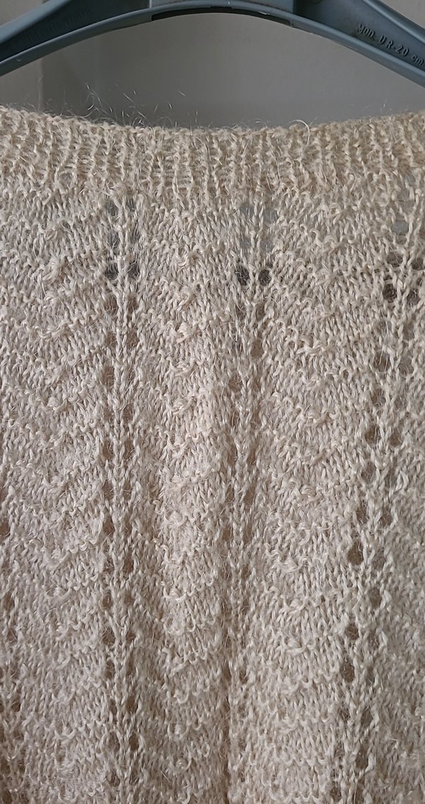 Bej Örgü Kadın Kazak, Bohem Stil - Görsel 3