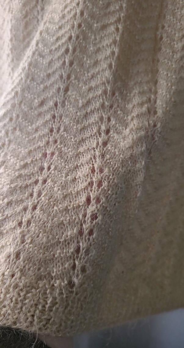 Bej Örgü Kadın Kazak, Bohem Stil - Görsel 4