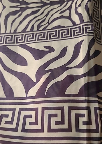 Mor Bohem Tarzı Kadın Eşarp - Görsel 4