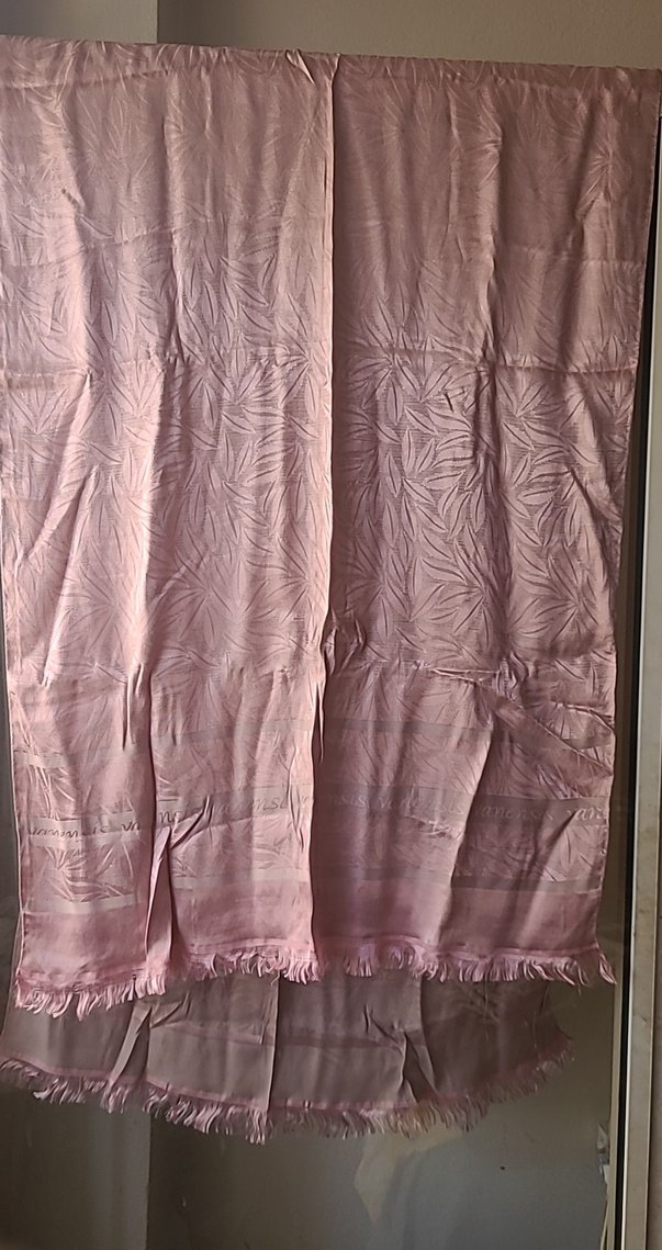 Pembe İpek Dokulu Kadın Şal - Görsel 2