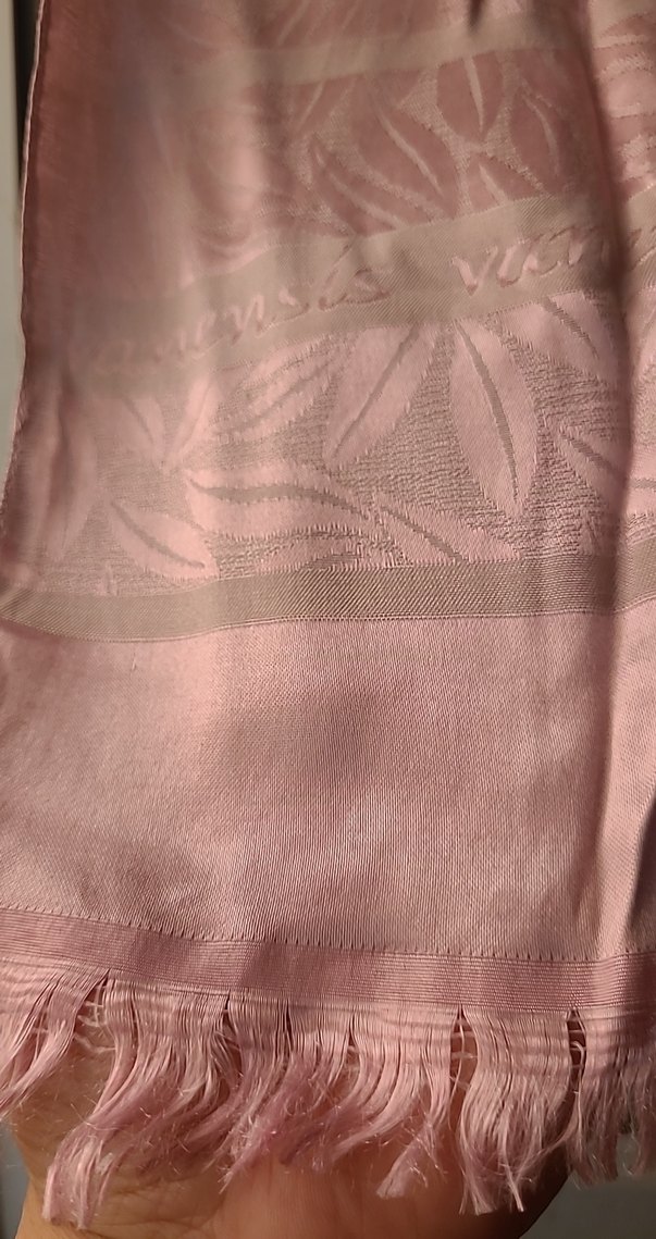 Pembe İpek Dokulu Kadın Şal - Görsel 3