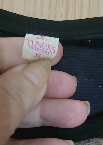 Bohem lacivert bej tunik - Görsel 4