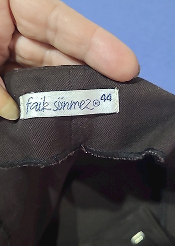 44 Beden kahverengi Renk Kumaş Pantolon
