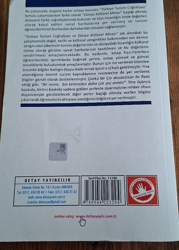 Türkiye Turizm Coğrafyası ve Dünya Kültürel Mirası Kitabı - Görsel 2