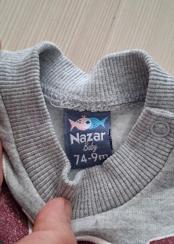 Gri Erkek Bebek Örme Sokak Stili Takım - Görsel 3