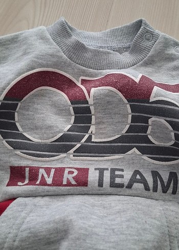 Gri Erkek Bebek Örme Sokak Stili Takım - Görsel 2