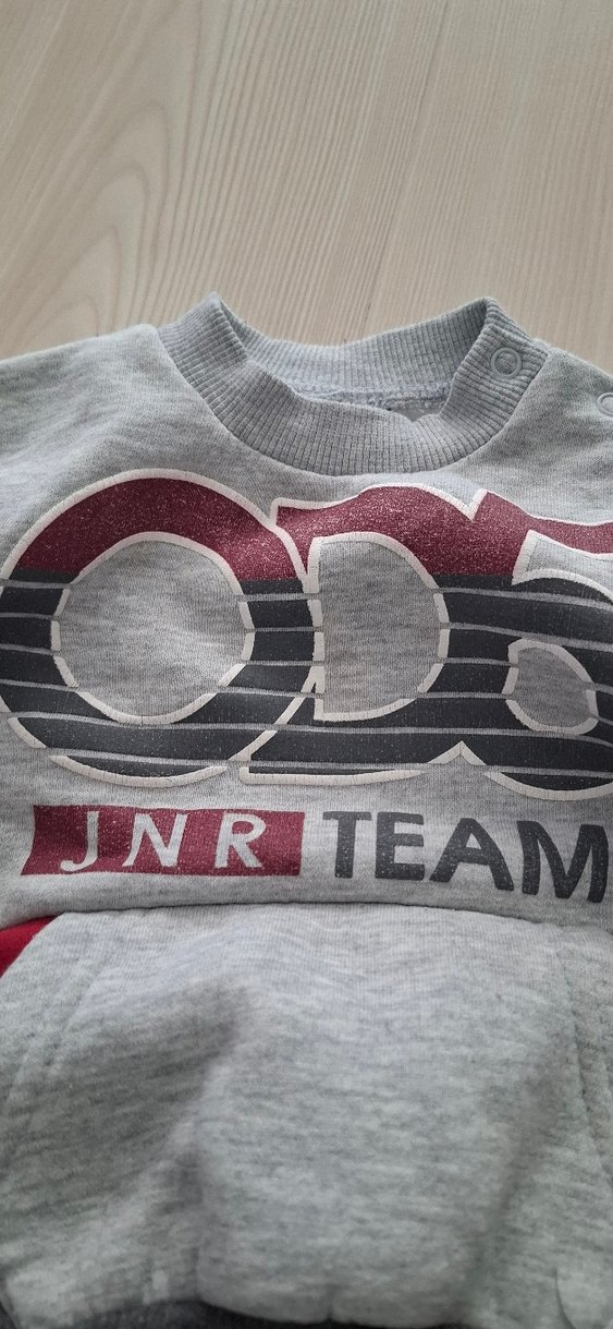 Gri Erkek Bebek Örme Sokak Stili Takım - Görsel 2