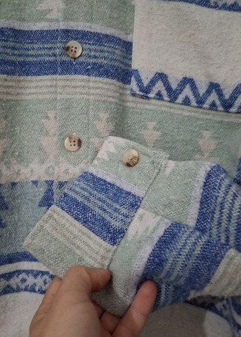 Bohem Tarzı Uzun Kollu Gömlek - Görsel 4