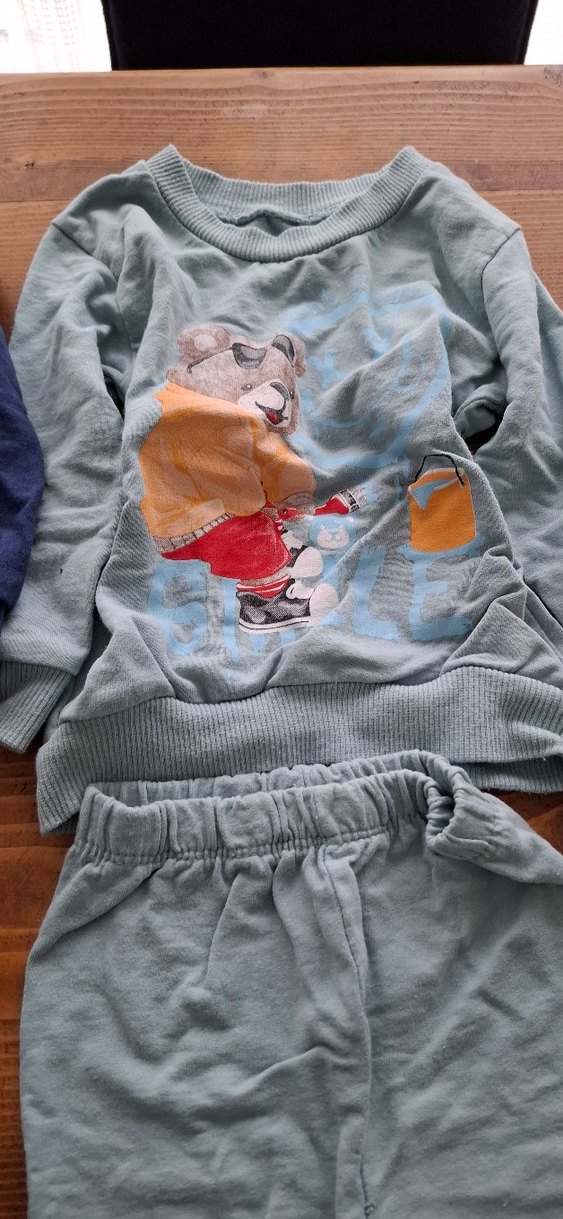 Uzun Kollu Baskılı Bebek Erkek Takımı - Görsel 3