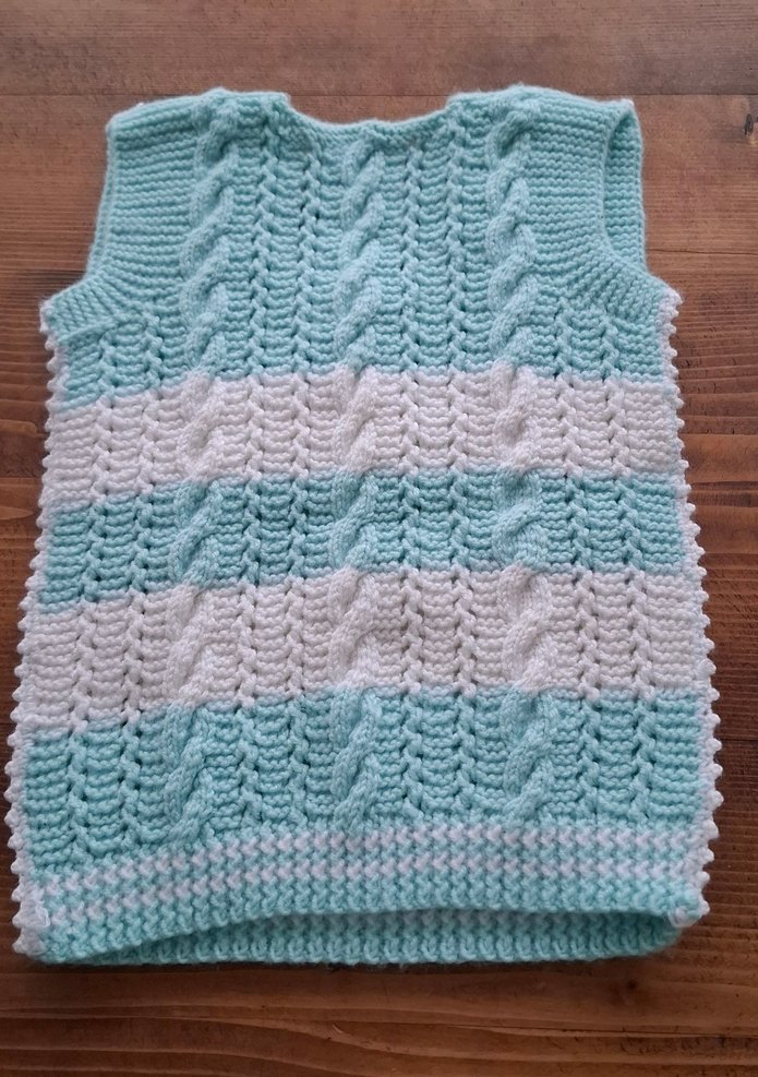 Turkuaz Bohem Uzun Triko Hamile Süveter - Görsel 3