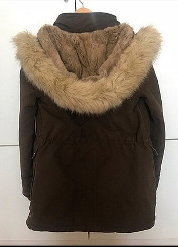 s Beden camel Renk Zara kürklü mont