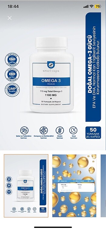 Omega 3 smart caps