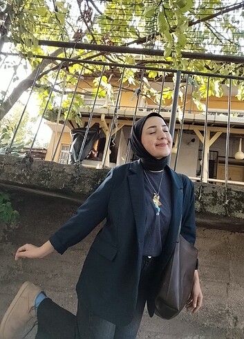 l Beden lacivert Renk Blazer 