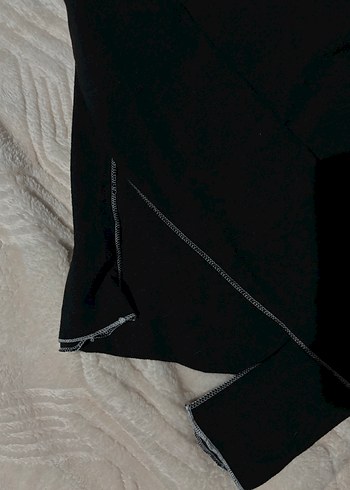 Siyah Boğazlı Uzun Kollu İnce Triko - Görsel 2