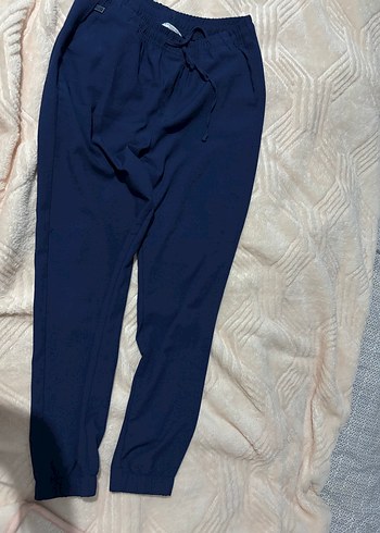 Lacivert Kadın Rahat Kesim eşofman altı - Görsel 2