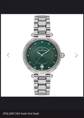 JACQUES PHILIPPE orijinal Yeşil Kadın Kol Saati - Görsel 5